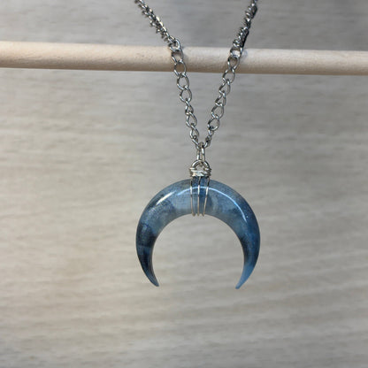 Cosmos-colored necklaces from the Crescent Moon Collection