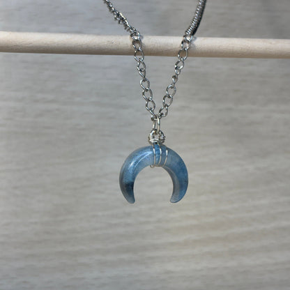 Cosmos-colored necklaces from the Crescent Moon Collection