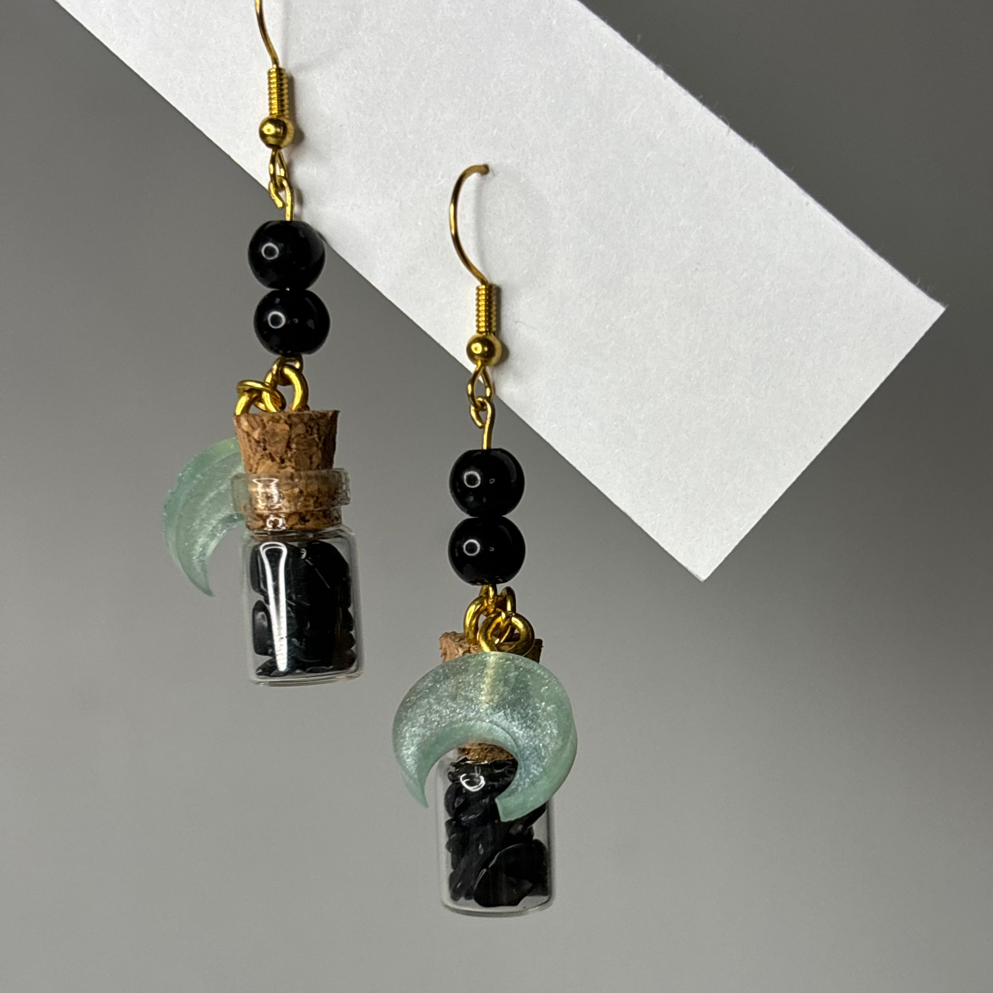 Crystalline-Sea-Witch dangle earrings from the crystal elixir collection