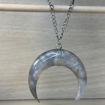 Smokey Milkyway Large necklaces from the Crescent Moon Collection