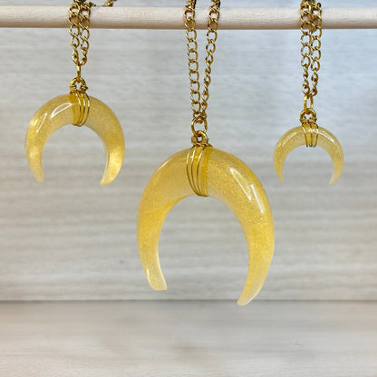 Starlight necklaces from the Crescent Moon Collection