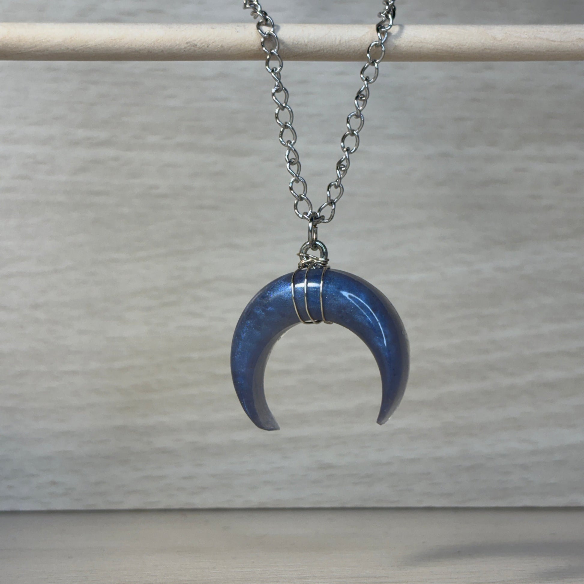 Ultramarine Medium necklaces from the Crescent Moon Collection