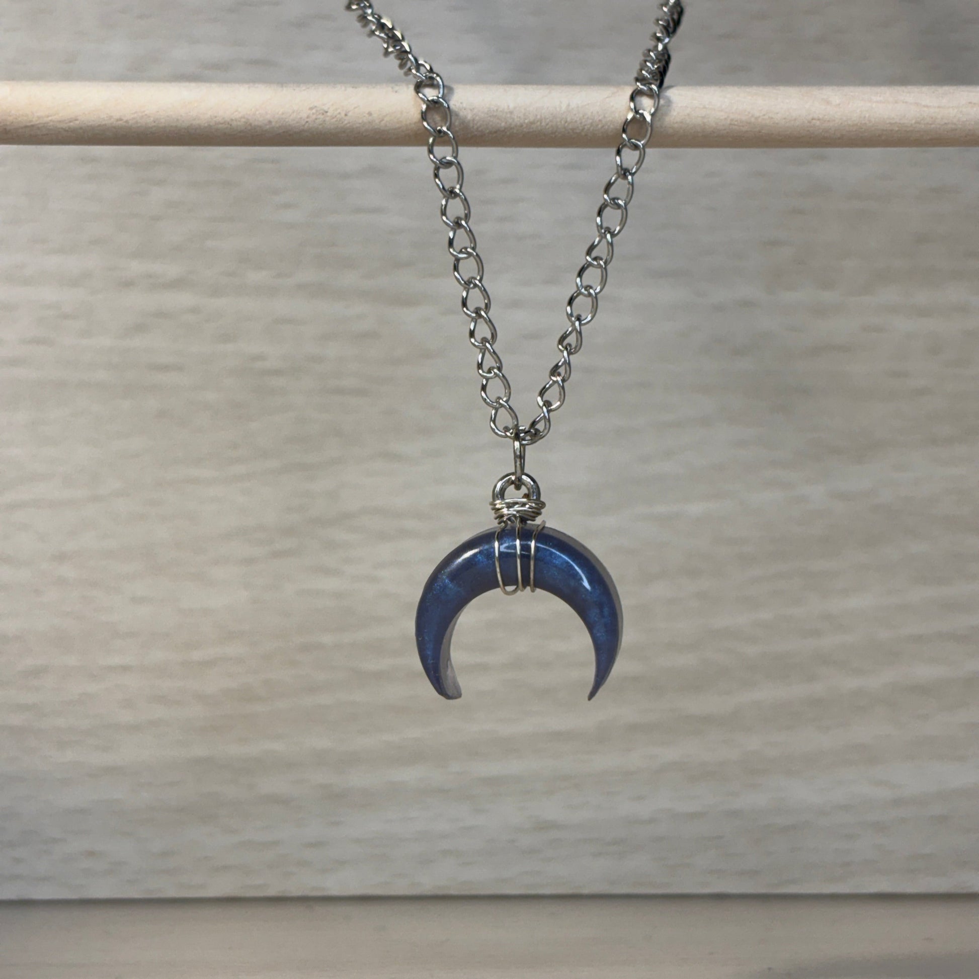 Ultramarine Medium necklaces from the Crescent Moon Collection