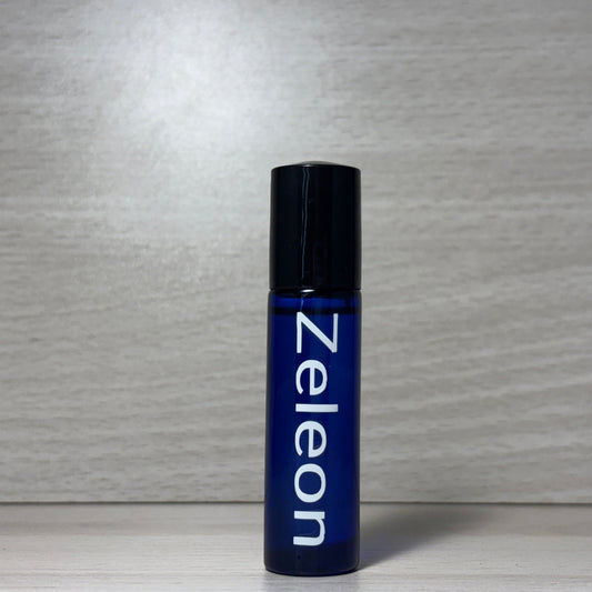 Zeleon-Perfume Oil Collection featuring elegantly designed bottles with intricate labels